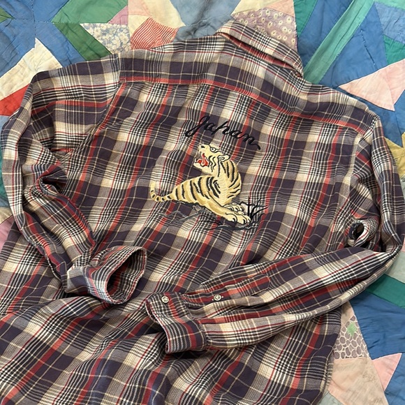 Polo Ralph Lauren Japan Embroidered Souvenir Button Up-Size XXL - Picture 3 of 14